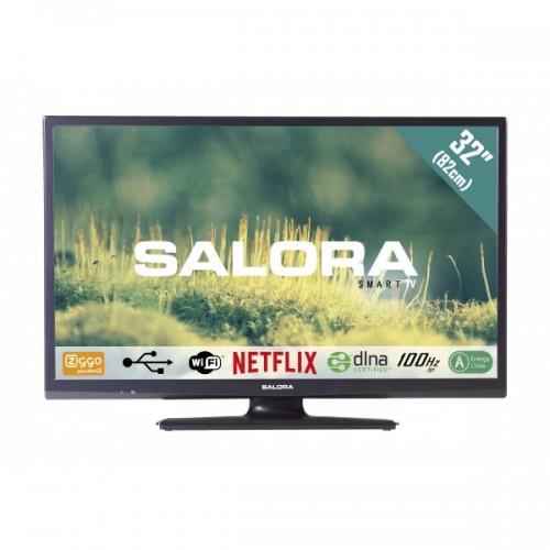 Salora 32EHS2000 TV 81.3 cm (32") HD Smart TV Wi-Fi Black, Black