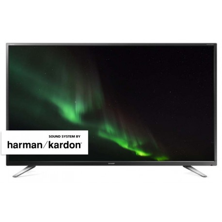 Sharp LC-49CUG8052E TV 124.5 cm (49") 4K Ultra HD Smart TV Wi-Fi Black, Black