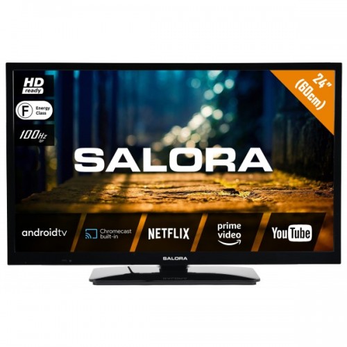 Salora 4404 series 24XHA4404 TV 61 cm (24") HD Smart TV Wi-Fi Black, Black