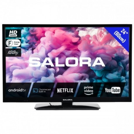 Salora 330 series 24HA330 TV 61 cm (24") HD Smart TV Wi-Fi Black, Black