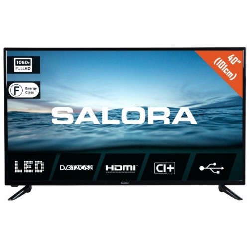 Salora 210 series 40D210 TV 101.6 cm (40") Full HD Black, Black