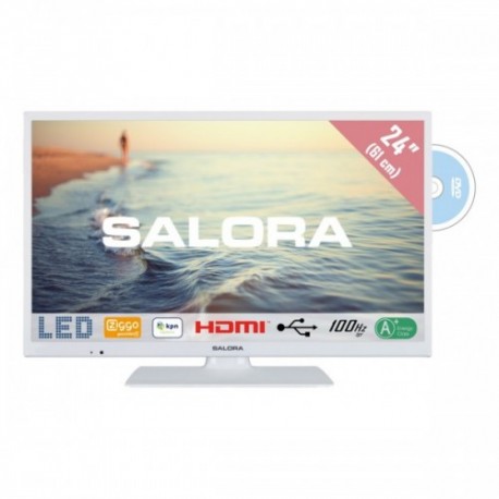 Salora 5000 series 24HDW5015 TV 61 cm (24") HD White, White