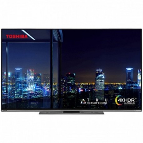 Toshiba 55UL7A63DB TV 139.7 cm (55") 4K Ultra HD Smart TV Wi-Fi Black, Black