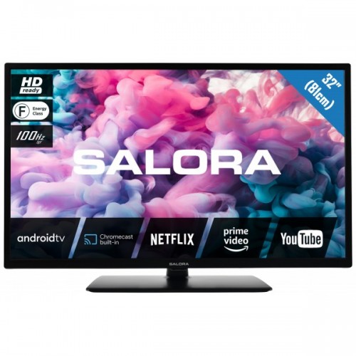Salora 330 series 32HA330 TV 81.3 cm (32") HD Smart TV Wi-Fi Black, Black
