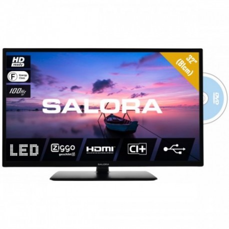 Salora 6500 series 32HDB6505 TV 81.3 cm (32") HD Black, Black