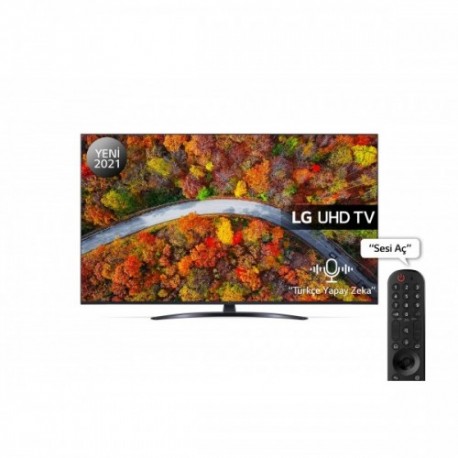 LG 50UP81006LA TV 127 cm (50") 4K Ultra HD Smart TV Wi-Fi Black, Black