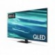 Samsung GQ55Q80A 139.7 cm (55") 4K Ultra HD Smart TV Wi-Fi Silver, Silver