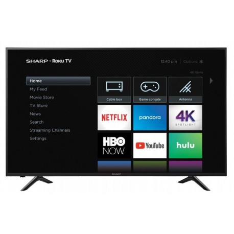 Sharp Aquos LC-65Q7300U TV 163.8 cm (64.5") 4K Ultra HD Smart TV Wi-Fi Black