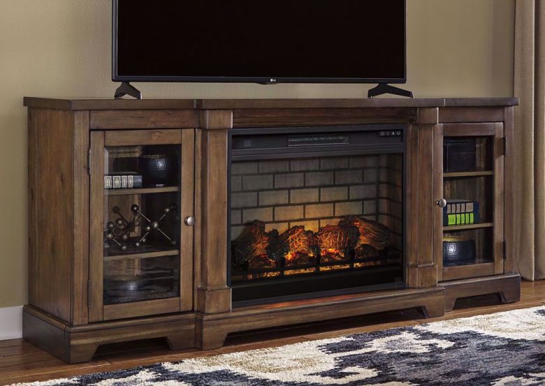 Best 75 Inch TV Stand with Fireplace