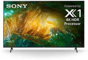 Sony X800H 75-inch TV: 4K Ultra HD Smart LED TV with HDR and Alexa Compatibility - 2023 Model